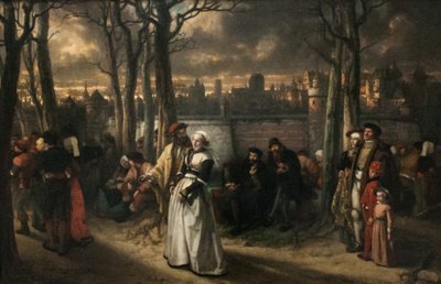 Une promenade hors des murs - Jan August Hendrik Leys