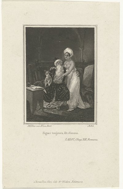 Zadig et Almona - Jan Baptist Tetar van Elven