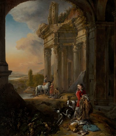 Après la chasse - Jan Baptist Weenix