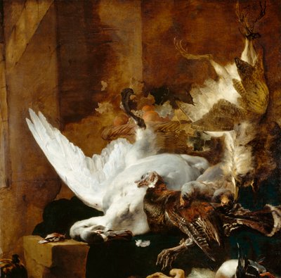 Nature morte avec un cygne mort - Jan Baptist Weenix