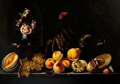 Nature morte de raisins - Jan Baptist van Fornenburgh