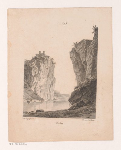 Rochers le long de l