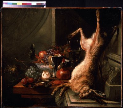 Nature morte au lièvre - Jan Baptiste van Moerkerke