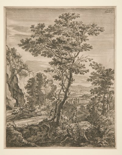 Paysage avec un grand arbre - Jan Both