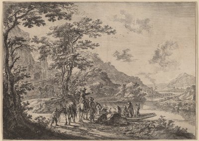 Vue du Tibre dans la campagne - Jan Both