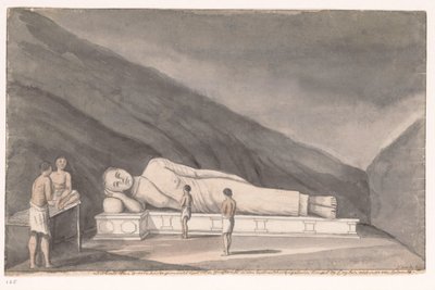 Mont Adam (Mulkirigala), Bouddha couché - Jan Brandes (signed by artist)
