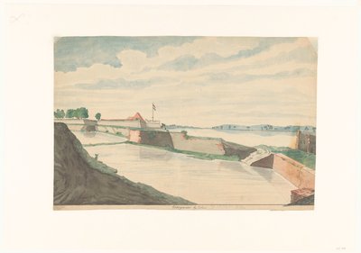Fort Kranganoor près de Cochin - Jan Brandes (signed by artist)