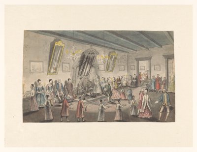 Fête de mariage hollandaise à Batavia - Jan Brandes