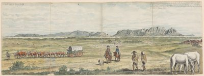 Khoikhoi et colons sur la plaine du Cap - Jan Brandes