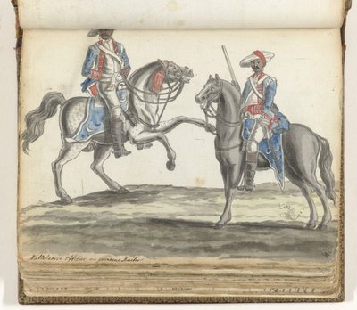 Officier et cavalier malabare - Jan Brandes
