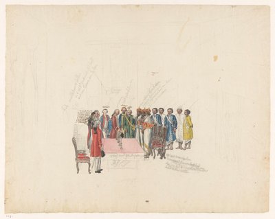Réception des envoyés du roi de Kandy, 1785 - Jan Brandes