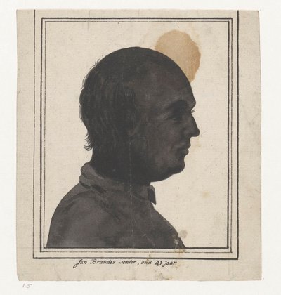 Portrait en silhouette de Jan Brandes - Jan Brandes