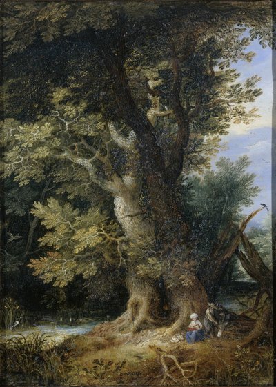Repos pendant la fuite en Égypte - Jan Brueghel (I) (manner of)