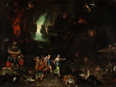 Énée et la Sibylle dans le monde souterrain - Jan Brueghel the Elder
