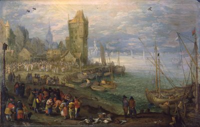 Dutch : Marché aux poissons près d