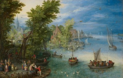 Paysage fluvial - Jan Brueghel the Elder