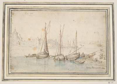 Vue de Ruhrort et Duisburg - Jan Brueghel the Elder