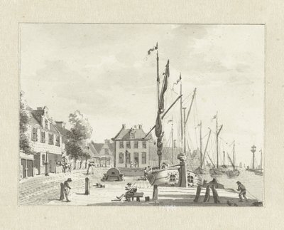 Vue à De Lemmer (?) - Jan Bulthuis
