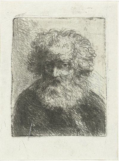 Vieil homme barbu - Jan Chalon
