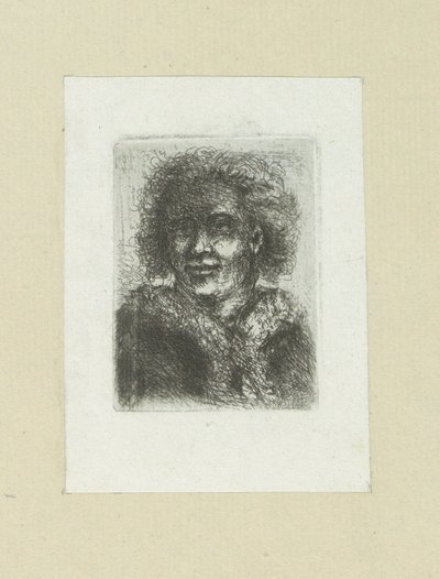 Homme avec un col en fourrure - Jan Chalon