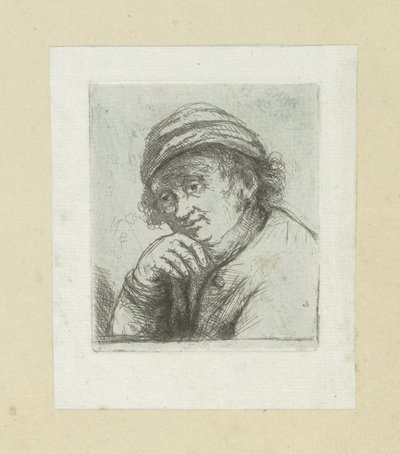Homme avec la main sous le menton - Jan Chalon