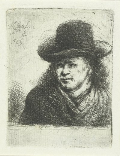 Homme avec un chapeau - Jan Chalon