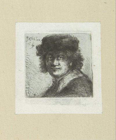 Homme avec chapeau et col plat - Jan Chalon