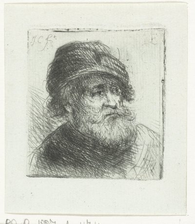 Vieil homme avec turban - Jan Chalon