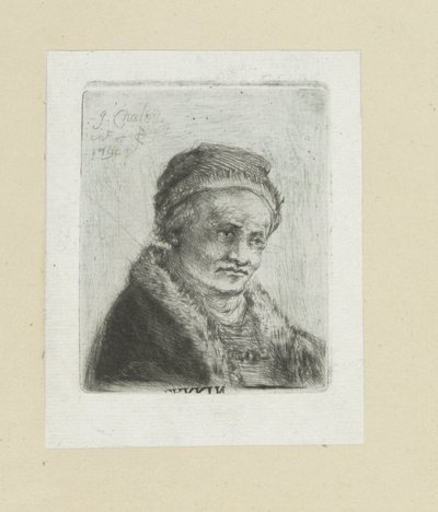 Homme adulte avec col en fourrure - Jan Chalon