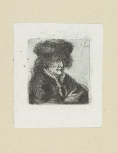 Homme adulte avec un bonnet en fourrure - Jan Chalon