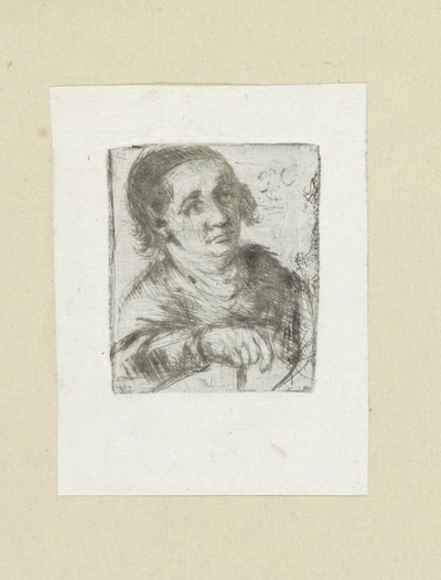 Homme adulte avec un bâton - Jan Chalon