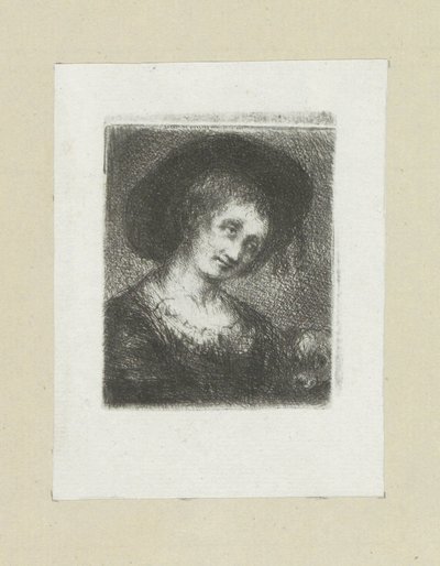 Femme avec chien - Jan Chalon