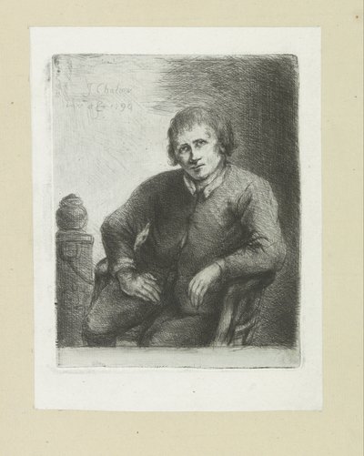 Homme assis à côté d