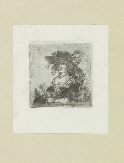 Femme assise avec un chapeau - Jan Chalon