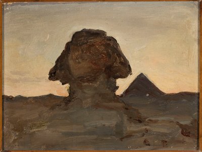 Sphinx au clair de lune. D