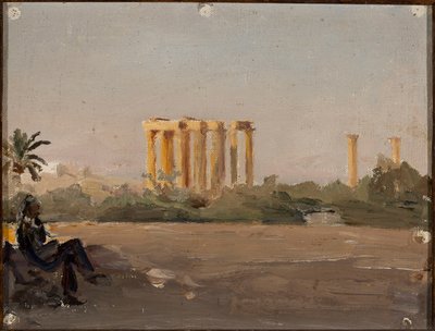 Temple de Jupiter à Athènes. D