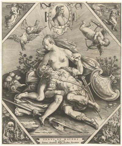 Vénus et Mars - Jan Collaert (II)