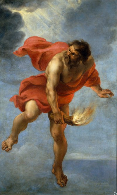 Prométhée portant le feu - Jan Cossiers