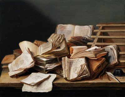 Nature morte aux livres - Jan Davidsz de Heem