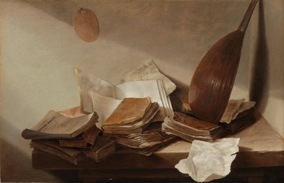 Nature morte avec des livres, 1625-30 - Jan Davidsz de Heem
