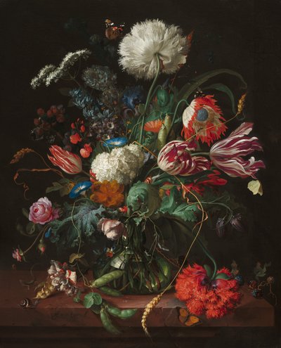 Vase de fleurs, vers 1660 - Jan Davidsz de Heem