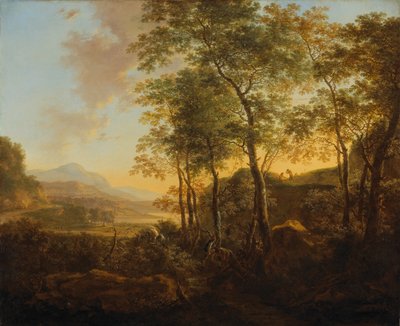 Colline boisée avec une vue, vers 1645 - Jan Dirksz Both