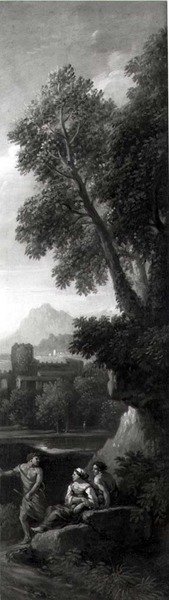 Figures dans un paysage classique - Jan Frans van Bloemen