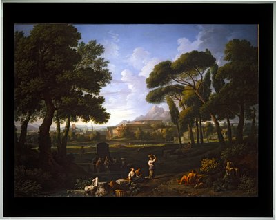Paysage fantaisie vue de Rome - Jan Frans van (1662 1749) Bloemen