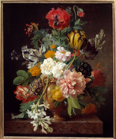 Vase de fleurs avec tubéreuse cassée - Jan Frans van Dael