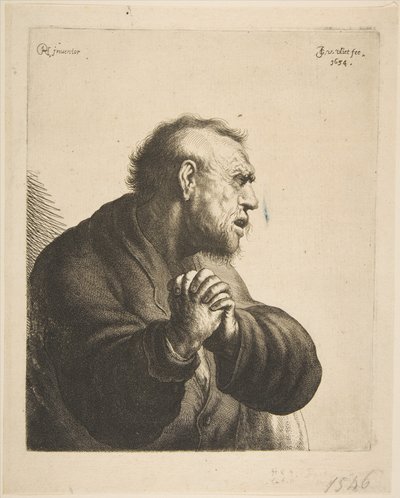 Un homme en deuil, 1634 - Jan Georg van Vliet