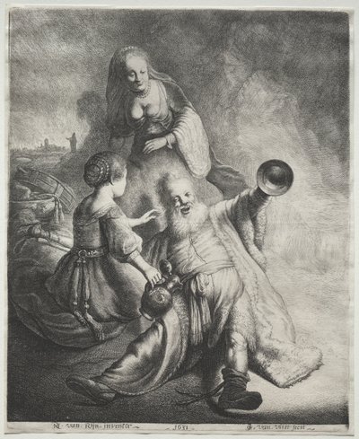 Loth et ses filles - Jan Georg van Vliet