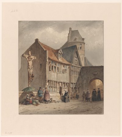 Rue à Anvers - Jan Gerard Smits