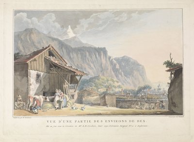 Vue des environs de Bex en Suisse - Jan Gerard Waldorp