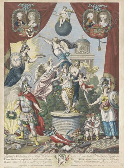 Mariages du fils et de la fille de Guillaume V, 1790-1791 - Jan Gerritsz. Visser